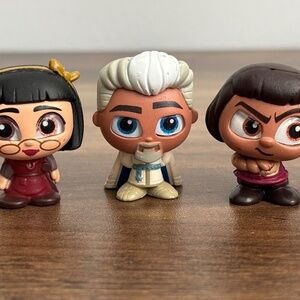 LOT of 3 Disney DOORABLES Wish Movie Figure MAGNIFICO, DAHLIA, GABO Figures Toys